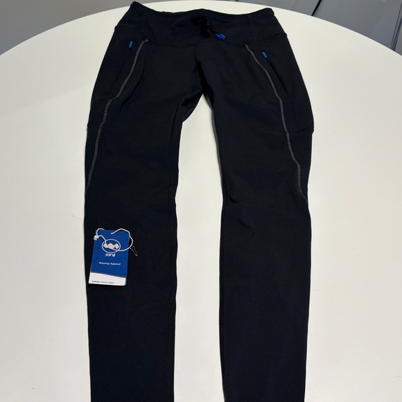 Janji Aurora Fleece Tight Insulated Leggings Black Winter Run Small - Picture 2 of 10